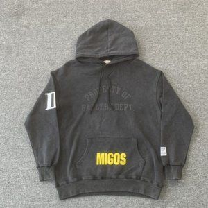 Migos x Gallery Dept. For Culture III YRN Hoodie Washed Black